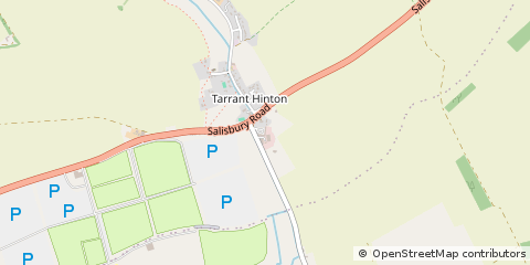 Map of Blandford Forum, Dorset