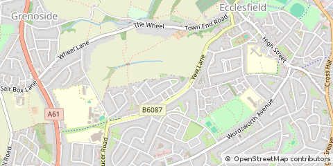 Map of Sheffield