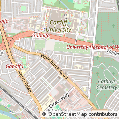 Map of Cardiff