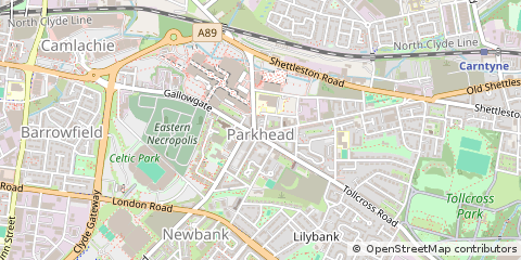 Map of Glasgow