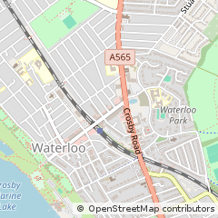 Map of Liverpool, Merseyside