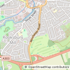 Map of Andover, Hampshire