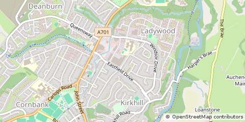 Map of Penicuik