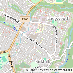 Map of Penicuik