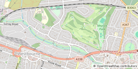 Map of Bournemouth