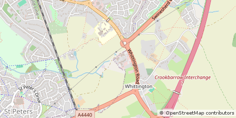 Map of Worcester
