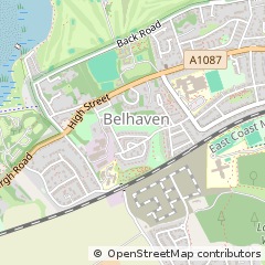 Map of Dunbar, East Lothian