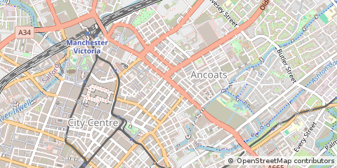 Map of Manchester