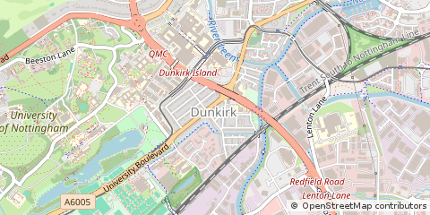 Map of Nottingham
