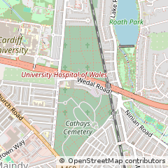 Map of Cardiff