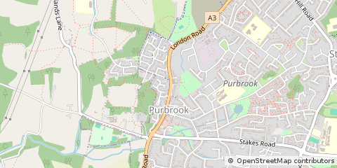 Map of Waterlooville, Hampshire