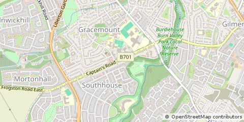 Map of Edinburgh, Lothian