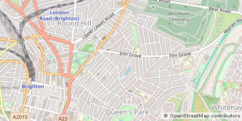 Map of Brighton, East Sussex