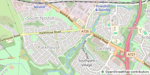 Map of Glasgow