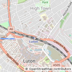 Map of Luton