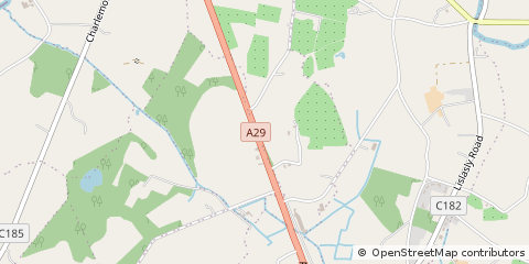 Map of Dungannon, County Tyrone