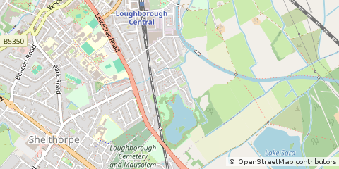 Map of Loughborough