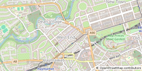 Map of Edinburgh