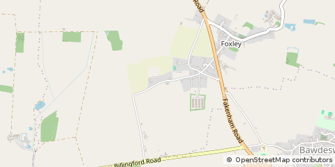 Map of Dereham