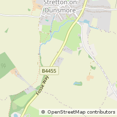 Map of Rugby, Warwickshire