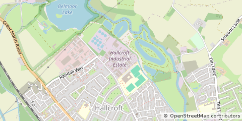 Map of Retford, Nottinghamshire