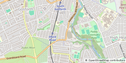 Map of Newcastle Upon Tyne