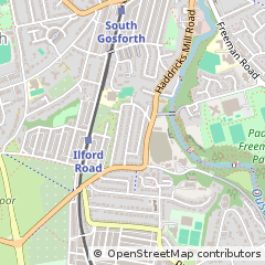 Map of Newcastle Upon Tyne