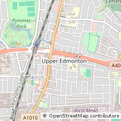 Map of Edmonton, London