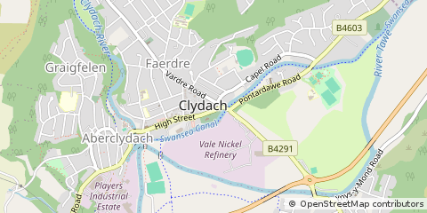 Map of Swansea