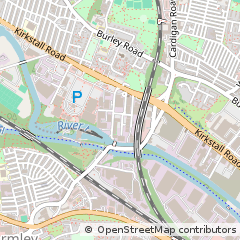 Map of Leeds, West Yorkshire