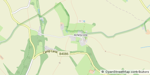 Map of Banbury, Oxfordshire