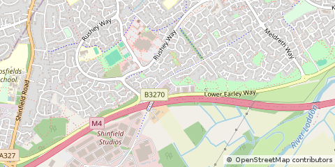 Map of Reading, Berkshire