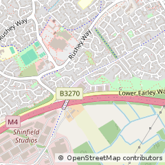 Map of Reading, Berkshire