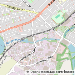 Map of Mansfield, Nottinghamshire