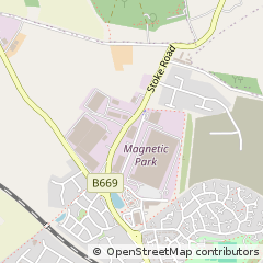 Map of Desborough, Northants