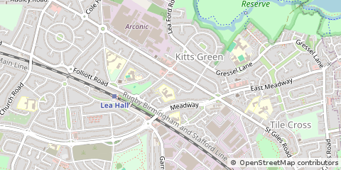 Map of Birmingham