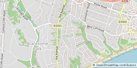 Map of Bournemouth