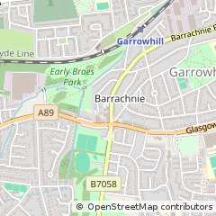Map of Glasgow, Lanarkshire