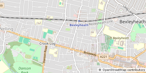Map of Bexleyheath