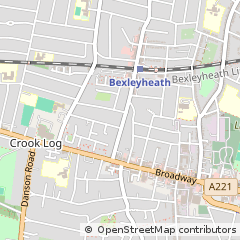 Map of Bexleyheath