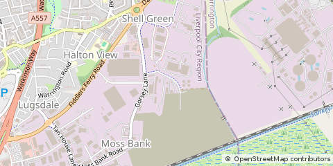 Map of Widnes