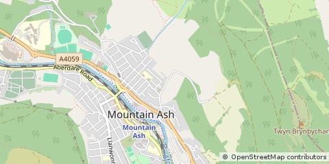 Map of Rhondda Cynon Taff