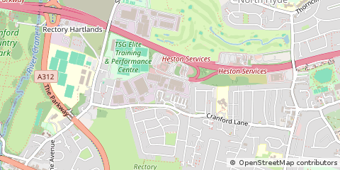 Map of Heston, Middlesex