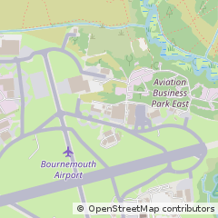 Map of Christchurch, Dorset