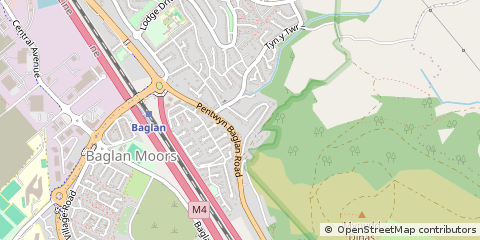 Map of Port Talbot