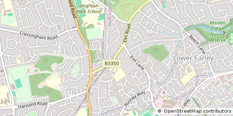 Map of Reading