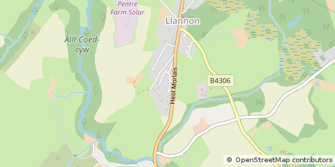 Map of Llanelli