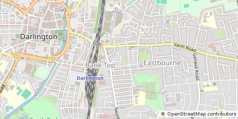 Map of Darlington