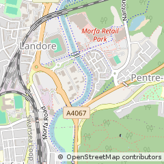 Map of Swansea