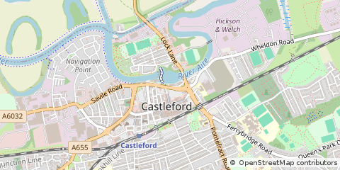Map of West Yorkshire